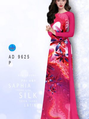 Vải áo dài hoa in 3D kiểu mới AD 9625 27 1594004494 935 Vai ao dai hoa in 3D kieu moi AD 9625
