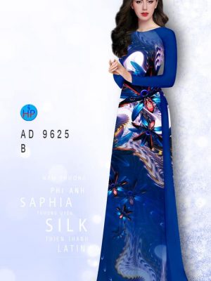 Vải áo dài hoa in 3D kiểu mới AD 9625 33 1594004495 56 Vai ao dai hoa in 3D kieu moi AD 9625