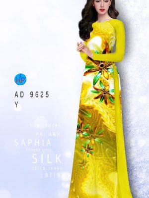 Vải áo dài hoa in 3D kiểu mới AD 9625 30 1594004495 781 Vai ao dai hoa in 3D kieu moi AD 9625