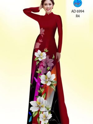 Vải áo dài hoa in 3D kiểu mới AD 6994 30 1594004876 807 Vai ao dai hoa in 3D kieu moi AD 6994