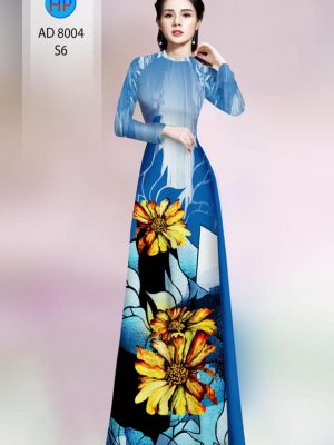Vải áo dài hoa cúc kiểu mới AD 8004 31 1594005091 518 Vai ao dai hoa cuc kieu moi AD 8004