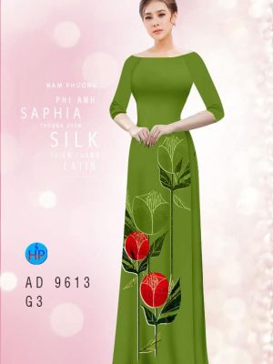 1594005335 884 Vai ao dai hoa tulip 3D thiet ke 2020 AD