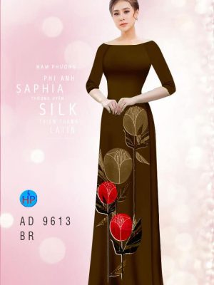 1594005336 714 Vai ao dai hoa tulip 3D thiet ke 2020 AD