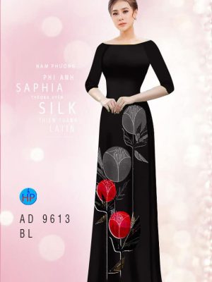 1594005337 586 Vai ao dai hoa tulip 3D thiet ke 2020 AD