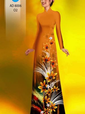 Vải áo dài hoa in 3D kiểu mới AD 8006 28 1594091616 35 Vai ao dai hoa in 3D kieu moi AD 8006