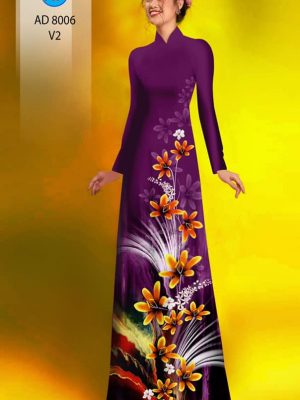 Vải áo dài hoa in 3D kiểu mới AD 8006 36 1594091617 271 Vai ao dai hoa in 3D kieu moi AD 8006