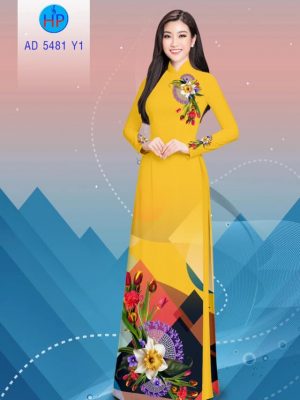 Vải áo dài hoa in 3D kiểu mới AD 5481 20 1594191461 520 Vai ao dai hoa in 3D kieu moi AD 5481
