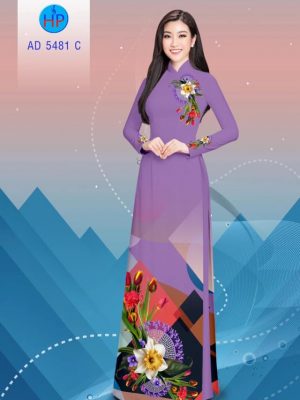 Vải áo dài hoa in 3D kiểu mới AD 5481 30 1594191463 846 Vai ao dai hoa in 3D kieu moi AD 5481