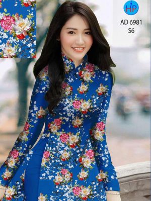 Vải áo dài hoa đều kiểu mới AD 6981 36 1594450184 955 Vai ao dai hoa deu kieu moi AD 6981
