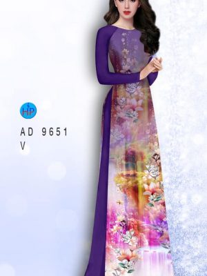 Vải áo dài hoa in 3D kiểu mới AD 9651 35 1594609113 21 Vai ao dai hoa in 3D kieu moi AD 9651