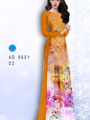 Vải áo dài hoa in 3D kiểu mới AD 9651 31 1594609113 926 Vai ao dai hoa in 3D kieu moi AD 9651