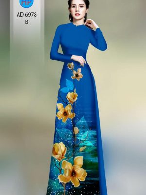 Vải áo dài hoa in 3D mới ra AD 6978 20 1594610080 337 Vai ao dai hoa in 3D moi ra AD 6978