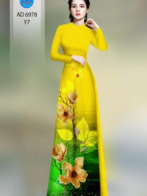 Vải áo dài hoa in 3D mới ra AD 6978 23 1594610080 445 Vai ao dai hoa in 3D moi ra AD 6978