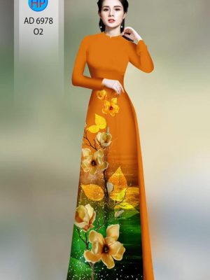 Vải áo dài hoa in 3D mới ra AD 6978 21 1594610080 95 Vai ao dai hoa in 3D moi ra AD 6978