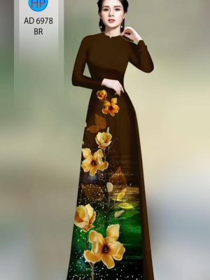 Vải áo dài hoa in 3D mới ra AD 6978 26 1594610081 558 Vai ao dai hoa in 3D moi ra AD 6978