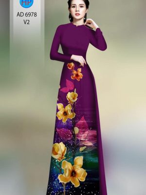 Vải áo dài hoa in 3D mới ra AD 6978 25 1594610081 622 Vai ao dai hoa in 3D moi ra AD 6978