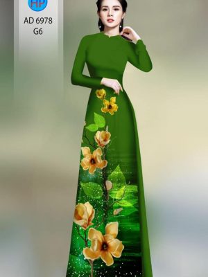Vải áo dài hoa in 3D mới ra AD 6978 29 1594610081 797 Vai ao dai hoa in 3D moi ra AD 6978
