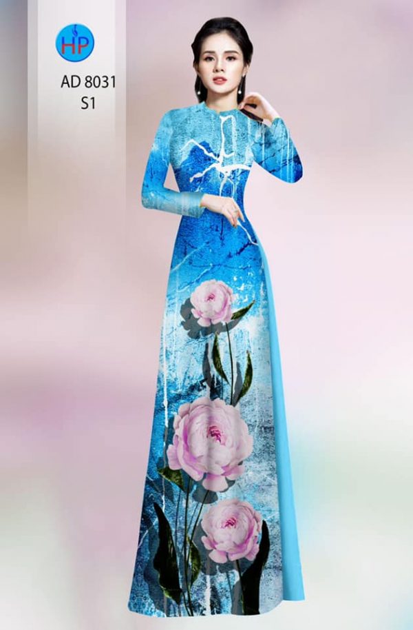 1594715387 741 Vai ao dai hoa in 3D thiet ke 2020 AD