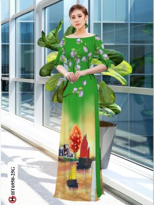 1594717288 659 Vai ao dai phong canh Ha Long thiet ke 2020