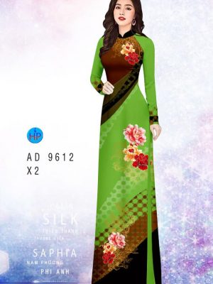 Vải áo dài hoa in 3D kiểu mới AD 9612 24 1594867699 554 Vai ao dai hoa in 3D thiet ke 2020 AD