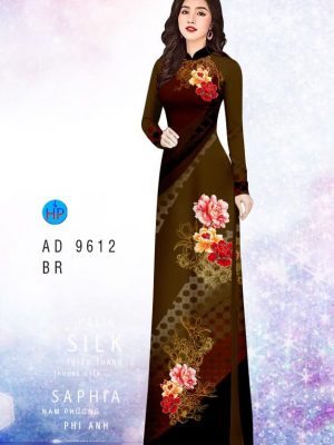 Vải áo dài hoa in 3D kiểu mới AD 9612 22 1594867699 815 Vai ao dai hoa in 3D thiet ke 2020 AD