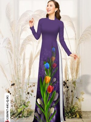 Vải áo dài hoa Tulip thiết kế 2020 AD GH6967 20 1594868650 418 Vai ao dai hoa Tulip thiet ke 2020 AD GH6967