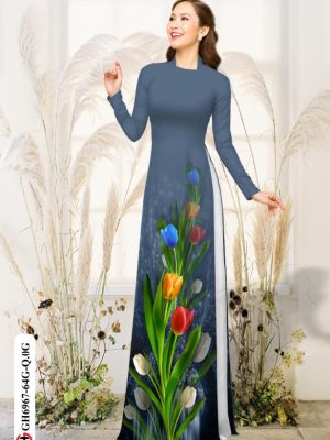 Vải áo dài hoa Tulip thiết kế 2020 AD GH6967 17 1594868650 512 Vai ao dai hoa Tulip thiet ke 2020 AD GH6967