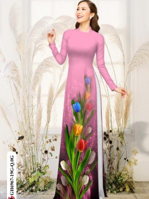 Vải áo dài hoa Tulip thiết kế 2020 AD GH6967 27 1594868651 517 Vai ao dai hoa Tulip thiet ke 2020 AD GH6967