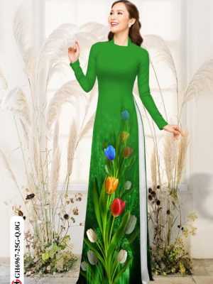 Vải áo dài hoa Tulip thiết kế 2020 AD GH6967 23 1594868651 723 Vai ao dai hoa Tulip thiet ke 2020 AD GH6967