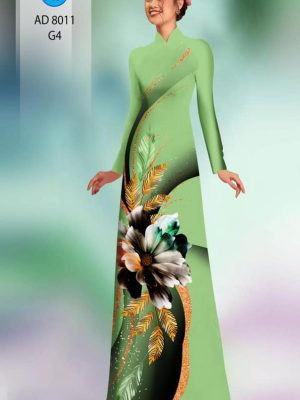 Vải áo dài hoa in 3D kiểu mới AD 8011 26 1594869871 451 Vai ao dai hoa in 3D kieu moi AD 8011