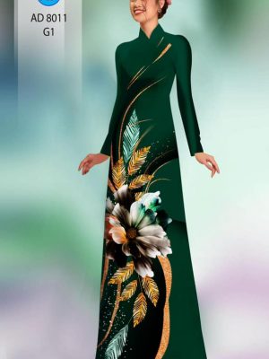 Vải áo dài hoa in 3D kiểu mới AD 8011 27 1594869871 953 Vai ao dai hoa in 3D kieu moi AD 8011