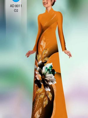 Vải áo dài hoa in 3D kiểu mới AD 8011 34 1594869872 441 Vai ao dai hoa in 3D kieu moi AD 8011