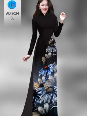 Vải áo dài hoa cúc kiểu mới AD 8024 29 1594972160 550 Vai ao dai hoa cuc thiet ke 2020 AD 8024