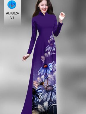 Vải áo dài hoa cúc kiểu mới AD 8024 33 1594972161 545 Vai ao dai hoa cuc thiet ke 2020 AD 8024