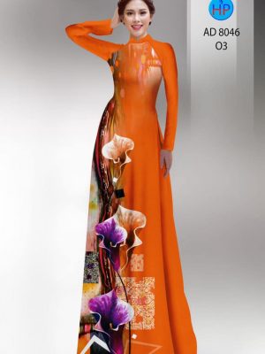 Vải áo dài hoa in 3D mới ra AD 8046 32 1594972350 376 Vai ao dai hoa in 3D moi ra AD 8046
