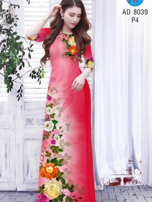 Vải áo dài hoa hồng kiểu mới AD 8039 51 1594975054 103 Vai ao dai hoa hong kieu moi AD 8039