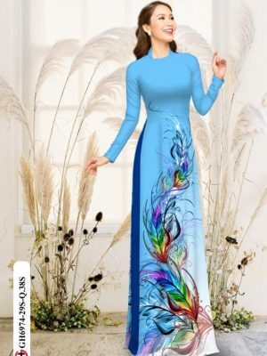 Vải áo dài lông công mới ra AD GH6974 20 1595040339 919 Vai ao dai long cong moi ra AD GH6974