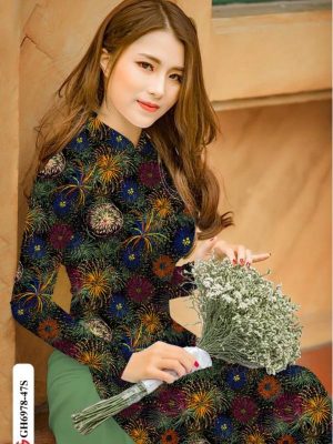1595040647 141 Vai ao dai hoa deu kieu moi AD GH6978