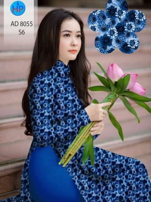 Vải áo dài hoa nhí mới ra AD 8055 26 1595041169 321 Vai ao dai hoa nhi moi ra AD 8055