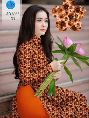 Vải áo dài hoa nhí mới ra AD 8055 25 1595041169 511 Vai ao dai hoa nhi moi ra AD 8055