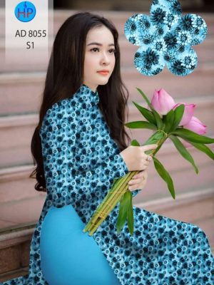 Vải áo dài hoa nhí mới ra AD 8055 27 1595041169 797 Vai ao dai hoa nhi moi ra AD 8055