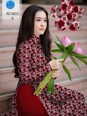 Vải áo dài hoa nhí mới ra AD 8055 32 1595041170 451 Vai ao dai hoa nhi moi ra AD 8055