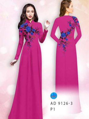 Vải áo dài hoa hồng kiểu mới AD 9126 25 1595214917 47 Vai ao dai hoa hong kieu moi AD 9126