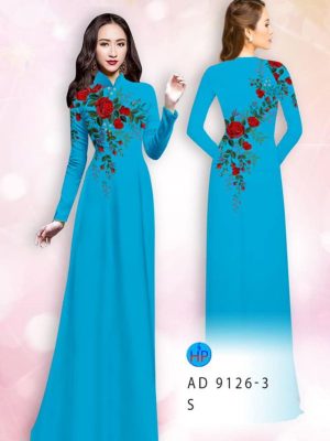 Vải áo dài hoa hồng kiểu mới AD 9126 33 1595214919 43 Vai ao dai hoa hong kieu moi AD 9126