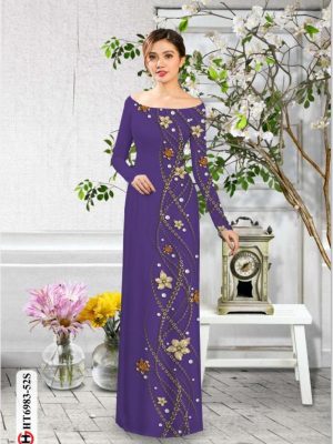 1595304298 951 Vai ao dai dep hoa in 3D thiet ke 2020