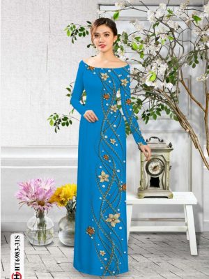1595304299 337 Vai ao dai dep hoa in 3D thiet ke 2020