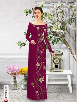 1595304300 686 Vai ao dai dep hoa in 3D thiet ke 2020