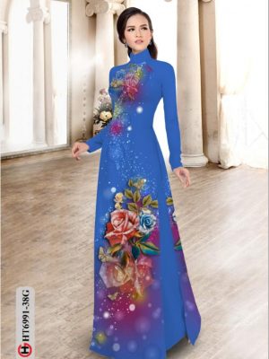 Vải áo dài hoa hồng thiết kế 2020 AD HT6991 20 1595392895 198 Vai ao dai hoa hong thiet ke 2020 AD HT6991