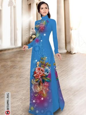 Vải áo dài hoa hồng thiết kế 2020 AD HT6991 21 1595392895 22 Vai ao dai hoa hong thiet ke 2020 AD HT6991