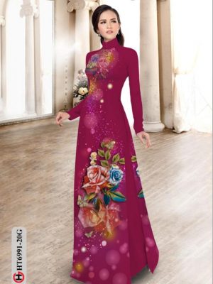 Vải áo dài hoa hồng thiết kế 2020 AD HT6991 26 1595392896 760 Vai ao dai hoa hong thiet ke 2020 AD HT6991